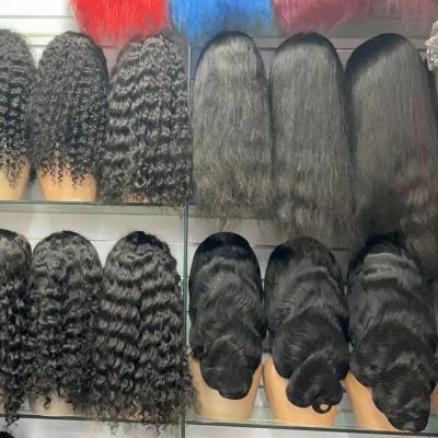 China Jerry Curl Transparent Hd Lace Long Malaysian Human Hair Wigs 13X6 Full Lace Frontal 4X4 Lace Frontal 4X4 Headband For Black Women for sale