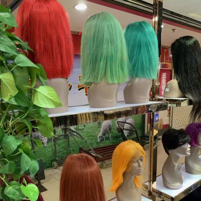 China Red Headband 4*4 Remy For Black Women Glueless Lace Front Human Hair Wigs Peruvian Yellow Wig Virgin Green Deep Wave Human Hair Lace Wig for sale