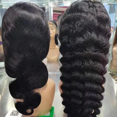 China Cheap Price HD Body Wave Wigs Transparent Lace Front Human Hair Lace Front 13X6 Lace Front 13X6 Lace Long Malaysian 4X4 Closure Wigs For Men for sale