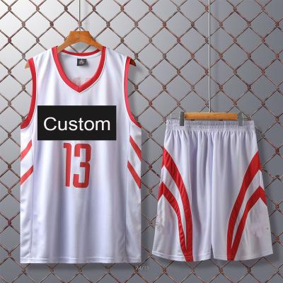 China Breathable Custom Reversible Basketball Uniforms Jersey Sport Clothes Summer Basketball Jersey For Men Basketball Jersey for sale