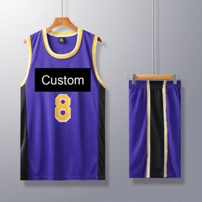 China Breathable OEM Service Personalized Fashion Basketball Jersey Custom Basketball Jersey High Quality for sale