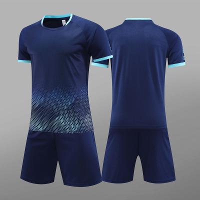 China Polyester mesh fabric Soccer Jerseys Sets Men's and Women's Jerseys Competition Jerseys Children's Student Uniforms Short Sleeve Training Uniforms for sale