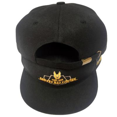 China COMMON High Quality Custom 3D Embroidered Hot Selling Cheap Embroidered Boxer Hat Snapback/Printed Logo Black Cap Custom Trucker Hat Cap for sale