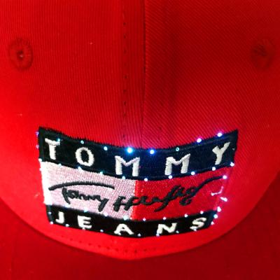 China COMMON High Quality LED Glowing LED Caps Approved Unisex Baseball Caps Logo Glowing Hats Custom LED Glitter Party Caps for sale