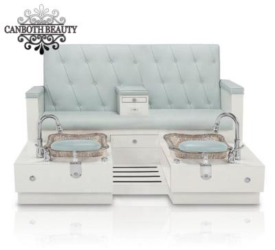 China Modern Hot Sale Multiple Seats Pedicure Bench Spa Pedicure Chair for sale