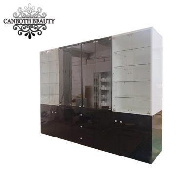 China Nail salon customized large wall wine cabinet bar cabinet for beauty salon CB-CF002 for sale