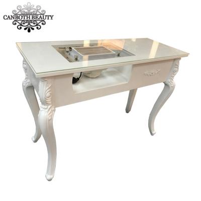 China Nail Salon Furniture Manicure Table Nail Table Modern Hot Selling Manicure Dryer Station for sale