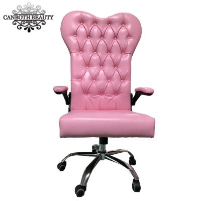 China Suitable for pedicure chair hot sale manicure client chair /Beauty salon client chair pink heart-shaped CB-HS003 for sale