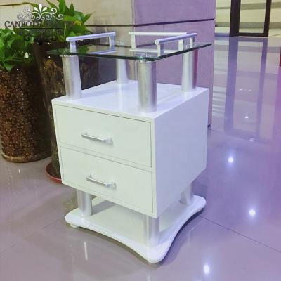 China Modern Trolley Wholesale Trolley Beauty Salon Glass Trolley for sale