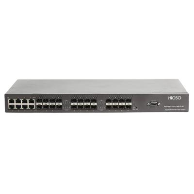 China High Performance POE 16 Gigabit SFP 8Combo Uplink Port Fiber Optic Switch for sale