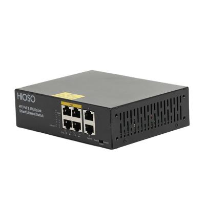 China Newest CCTV System China 4 Poe Port + 2 Port Uplink 10/100mbps POE Switch Ethernet 6 Ethernet Switch for sale