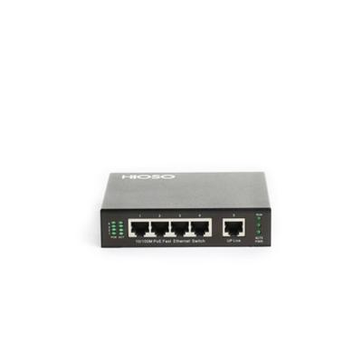 China New 4 100M Ports Network Ethernet mini PoE switch 48V unmanaged POE for sale