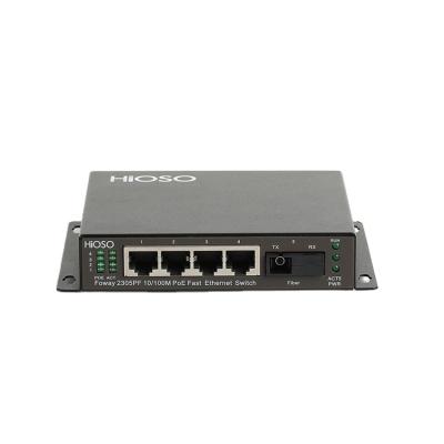 China Good Selling POE 48v Switch Suitable Poe Unmanaged IP Camera Microphone Poe 4 Ports 100m External Poe Switch for sale