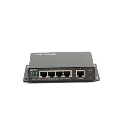 China Best Price of POE 4 10/100/1000m Poe/Unmanaged Ethernet Switch pse+1ge Poe Switch 48v for sale