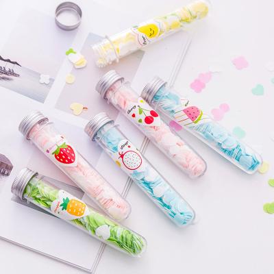 China Basic Cleanser 1 Hand Bottle Travel Mini Soap Outdoor Body Bath Wash Confetti Dish Foaming Disposable Cleaning Flower Paper Soap Slice Case for sale