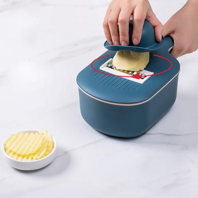 China Household Cutter Carrot Potato Slicer Shredder Chopper Drain Basket Food Processor Multifunctional Vegetable Tool D0626 for sale