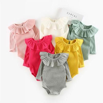 China Comfotable factory direct cute baby cotton jumpsuit newborn baby clothes girl romper for sale