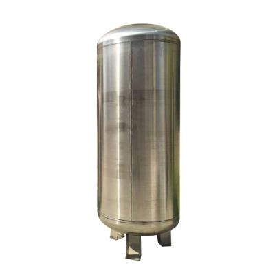 China OIL-LESS Hiross Factory Stainless Steel Air Receiver Compressor Direct Air Tank for sale