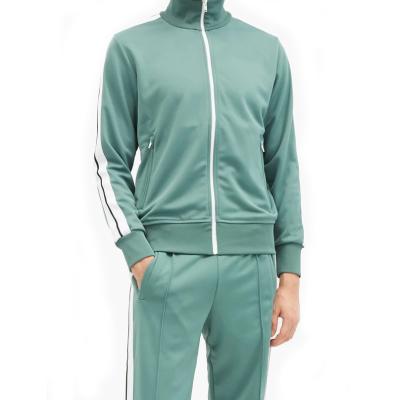 China Customized Mens Active Wear Tracksuits Regular Slim Fit Track Jackets for sale