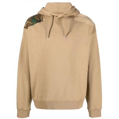 China Custom Hooded Patchwork Hoodies Men's Streetwear Oversized Hoodies Anti Shrink Sweatshirts Hoodies for sale