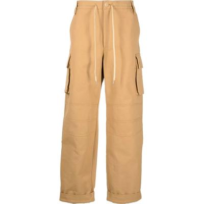 China Anti-pilling High Quality Custom Made Khaki Loose Cotton Canvas Men Pants/Trousers Heavy Cotton Plus Size Mens Twill Trousers Trousers for sale