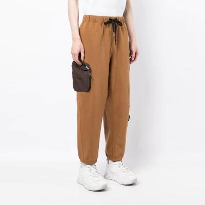 China New style fashion street cotton cargo jogger brand drawstring pants loose fit jogger heavy custom size cargo for sale