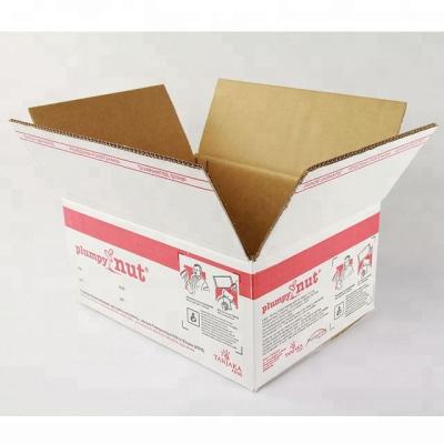 China 6mm Thickness Recyclable Cardboard Since Flute 5 Ply White Cardboard Box for sale