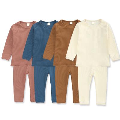 China Manufacturers Toddler Boy Long Johns Thermal Sleepwear Kid Clothes Pajamas Set Infants Boy Pajamas Baby Outfits for sale