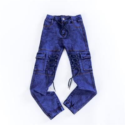 China China Supplier Breathable Pants Kids Fashion Casual Outfit Little Kids Blue Jeans for sale