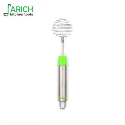 China Sustainable Hot Selling Stainless Steel Ball Shape Egg Whisker Soft Manual Beater (JYKT-ET021) for sale