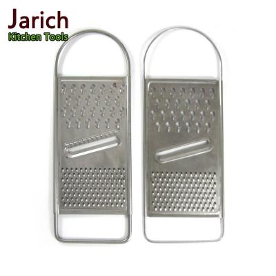 China (JYKG-E103) Sustainable High Quality Stainless Steel Flat Grater With Multiple Grating Blades for sale