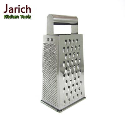 China (JYKG-B213) Sustainable popular stainless steel fruit vegetable grater with s/s handle for sale