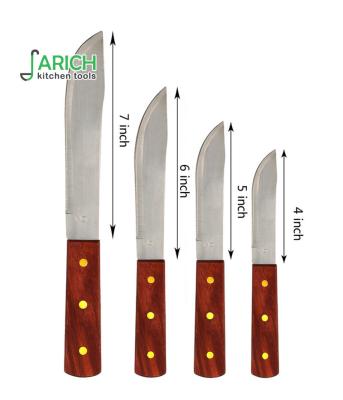 China Stainless Steel (JYKS-PK256-5inch) Many Sizes Stainless Steel Butcher Knife for sale