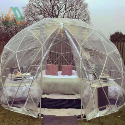 China Clear garden tpu waterproof geodesic igloo dome house glamping tents for sale