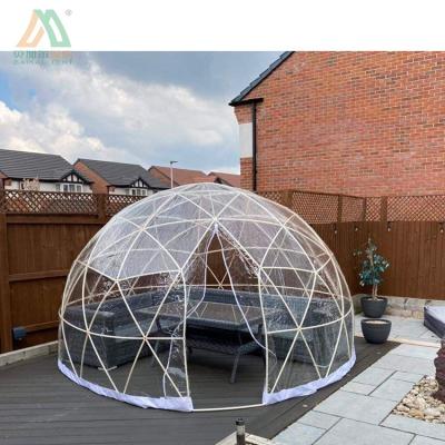 China Luxury Outdoor Transparent Garden 3.6m Hotel Plastic Clear Dome Garden Igloo Tent for sale