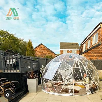 China Transparent Garden Dome Igloo Outdoor Clear Living Igloo Dome Tents for sale