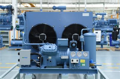 China Refcomp Blue Open Type air cooling Semi Hermetic Condensing Unit High Efficiency Loudness And Stability à venda