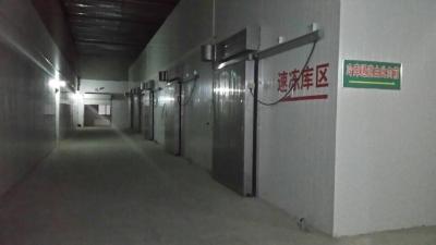 China PU Sandwich Panel Prefabricated Cold Room Pre Cooling Door Type Sectional for sale