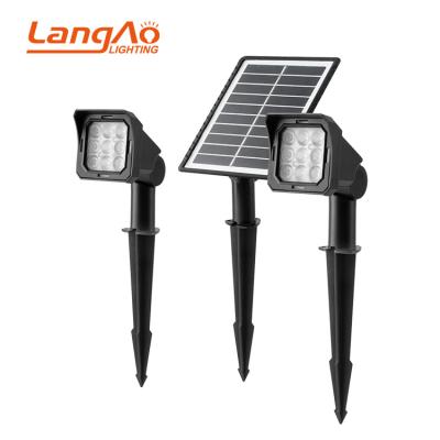 China Outdoor IP65 Waterproof Garden Matrix Cast Aluminum 5w 10w 20w Park Led Solar Garden Light for sale