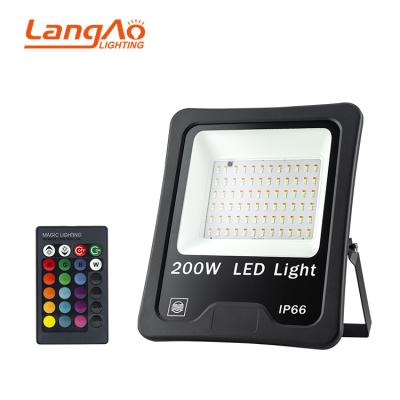 China New product outdoor hot sale waterproof ip66 smd rgb 50w 100w 200w led flood light for sale