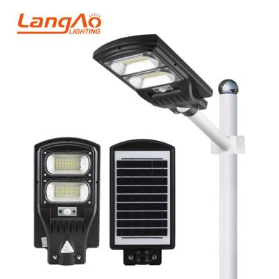 China New Design Road Ip65 Radar Detectors 30w 60w 90w 120w 150w 180w led all in one solar street light for sale