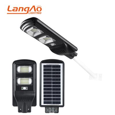 China High quality outdoor waterproof ip65 ROAD 60w integrated all in one solar led street light for sale