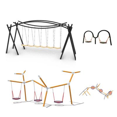 China 2022 Extreme Tide Best Selling Outdoor Nylon Kids Slides And Sets Amusement Park Track Indoor Hanging Swing for sale