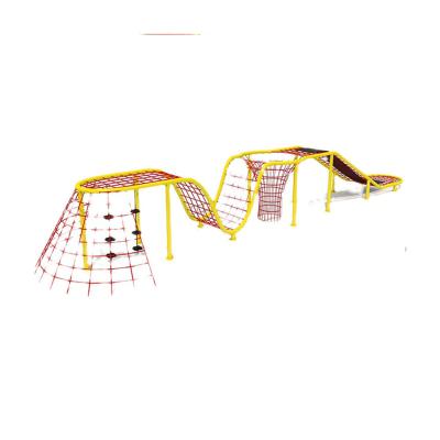 China 2022 Best Selling Nylon Disc Swing Balance Net Climbing Kids Play Climbing Rig Training Net for sale