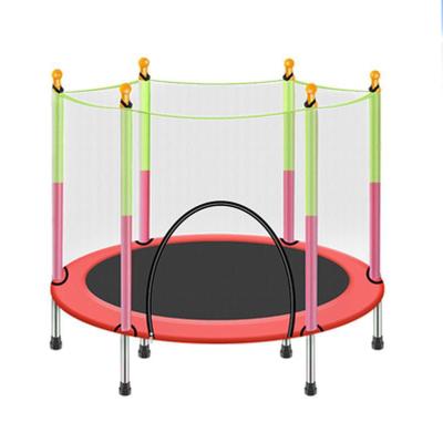 China 2022 Hot Selling Steel Frame Large Outdoor Kids Entertainment Safety Trampoline With Safety Net for sale