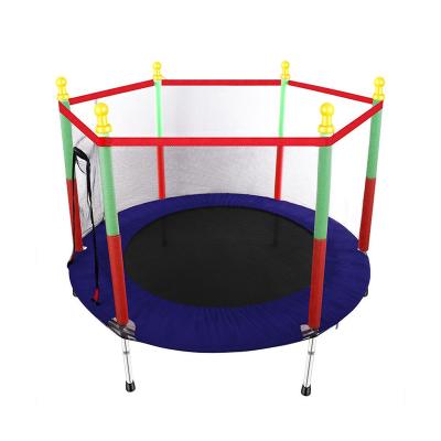 China 2022 Steel Frame Shocking Prices Amusement Safety Slide Net Trampoline High Quality Multi-person Children's Trampoline Bungee Jumping for sale