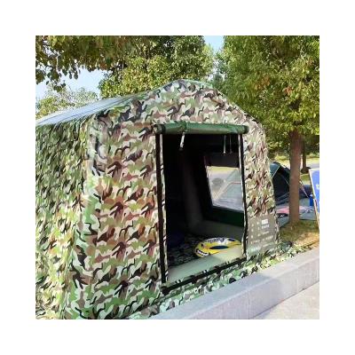 China Straight tie type factory direct sales 2022 solid color large practical inflatable tent military-industrial tent for sale