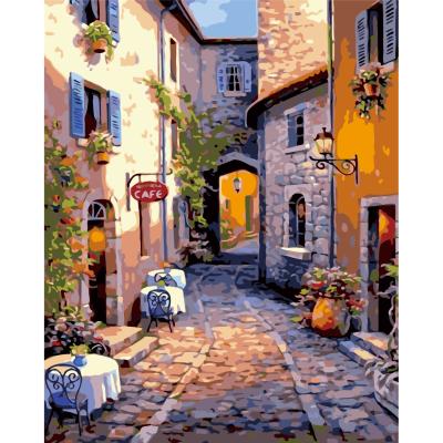 China New Classical/Postmodern Painting By Numbers Children Customize Custom Canvas Oil Painting By Number Craft Set For Adult for sale