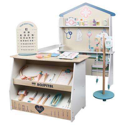 China New 2022 Wooden Other Educational Furniture Pretend Play Wooden Doctor Toy Wood Toys For Kids for sale