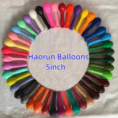 China Gift Toy Suitable For Multiple Scenarios Standard Balloons Mcolour Macaron Balloon 1.1g/5Inch for sale